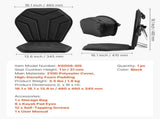 Kayak Seat, 1 Pack 31 mm Thick, Universal Paddle Board Seat with Back Support, Hexagonal Sit-on-Top V952-PHTRZYEVAPMJFVEJE001V0