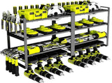 Large Power Tool Organizer 4 Layers Garage Tool Storage Workshop Tool Shelf Drill Pliers Hammer V324-TOOSTO-80CM