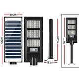 Leier 240 LED Solar Street Light Flood Motion Sensor Remote STL-OP-240-B