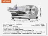 Meat Slicer, 180W Electric Deli Food Slicer with 7.5" SUS420 Stainless Steel Blade and Blade Guard, V952-JYDRQPJ180WJFCEOPV3