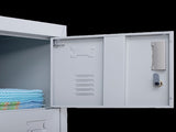 6-Door Locker for Office Gym Shed School Home Storage V63-832681