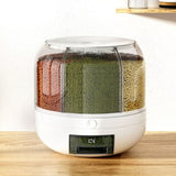 5-Star Chef Cereal Dispenser Grain Container 7KG CD-RCH360-WH