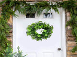 St Patricks Day Shamrock Wreath for Front Door,St Patrick Day Artificial Wreath Outdoor Decorations, V1192-AZ-W-29608