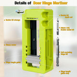 Door Hinge & Door Latch Installation Kit, Door Hinge Mortiser Template, Door Latch for Accurate V1370-AZ4-08230