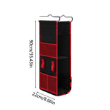 Locker Organizer with Multiple Pockets, Hanging Storage Rack for School, Gym, Work Locker V1192-AZ-W-30090