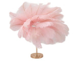 Feather Table Lamp 3 Color Dimmable Touch Switch USB Plug in Romantic Modern Decorative Bedside V1294-YM0521-3119230059413