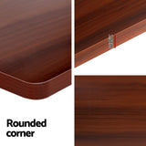 Artiss Standing Desk Motorised Electric Dual Motor Walnut 140CM HASD-B-M10-BKDF-WADB-140