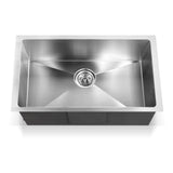 Cefito Kitchen Sink 70X45CM Stainless Steel Basin Single Bowl Silver SINK-7045-R010
