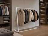 Commercial Clothing Garment Rack Retail Shop White V63-835731