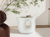 U-Shaped Terrazzo Concrete Outdoor Stool V767-JJ-ZZ1187-G1