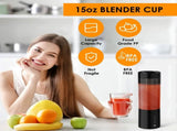 Portable Blender - Blender - Mini Blender - On-the-Go Blender - Mini Juicer - Smoothie Maker - 450 V1188-MS-313-1056