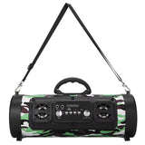 Portable Wireless Speaker - FM Radio, USB/TF Playback, AUX Input, Microphone Support & 2000mAh V888-ELOSUNG35730