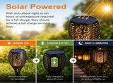 10 Pack Solar Torch Lights 96 LED Flickering Lighting Dancing Flame Garden Lamp V63-825821