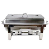 Chafing Dish Food Warmer Stove 11L 3 Compartment V957-SDCHCHSN2962S