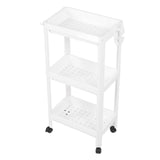 Bathroom Tower Shelf Plastic Freestanding Storage Rack Organizer Multifunctional Shelving Unit for V1294-YM0706-3112230061615
