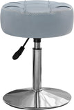 Adjustable Vanity Stool, 360&degSwivel Vanity Chair for Makeup Room, Grayish Blue Stool Chair for V1258-DP02-C-1417