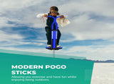 Blue Pogo Stick Kids - Childrens Jumping Jackhammer Exercise Hopper Toy V238-SUPDZ-28304648437840