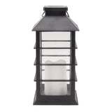 2Pcs Solar Hanging Lantern Candle Design LED Solar Outdoor Light Decor for Pathway Yard Lawn V1294-YM0703-3119230048011