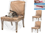 Plastic Chair Covers,Tutuviw 2Pcs Clear Dining Room Chairs Cover,Waterproof Stool Protectors from V1189-WXFWAL-20260319-00504