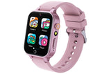 Kids Smart Watch Touch Screen Elastic Strap Smartwatch With Video Camera Pedometer-Pink V1263-JX-7641-2