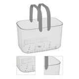 Clear Hand Basket Comfortable Handle Ventilation Holes Easy Access Versatile Fruit Storage Basket V1294-YM0703-3117230074512