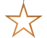 Large Ceiling Bamboo Star LED Hanging Lamp Natural Home Decor Lighting Pendant V563-75164