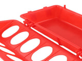 10 Set Flip Top Chick Feeder Waterer Plastic Quail Small Poultry Feeding Tray 12 Trough Dish V1294-YM0901-3111240273311