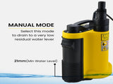 PROTEGE Tight Access Dirty Water Submersible Sump Pump, Integrated Float Switch V219-PMPWTPPTDW7A