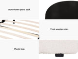 Artiss Bed Frame Gas Lift Strorage Beds Base Platform Boucle Fabric Queen ELLA BFRAME-G-ELLA-Q-BG-ABC