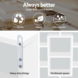 Artiss Floating Wall Shelves Bookshelf White FURNI-WALL-DISPLAY-WH