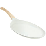 White Nonstick Fry Pan with Even Heat Distribution, Cookware for Home Kitchen Cooking V1192-AZ-W-21303
