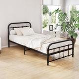 Artiss Bed Frame Metal Frames LEO - Single MBED-C-LEO-S-BK