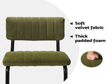 Artiss 4x Bar Stools Velvet Chairs Green BA-HY-005-GNX4