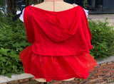 1Set Dress with Hood for Women Stage Performance Costume V1370-AZ4-18428
