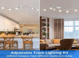 Kitchen Lights, 6-Light Ceiling Lighting Kits, Swivelling Ceiling Spotlight for Bedroom, Kitchen and V1171-CX-300000198