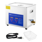 VEVOR Ultrasonic Cleaner 10L Jewelry Cleaning with Digital Timer Ultrasonic Cleaning Machine for V952-JPS-40ACSBQXJ0001V3
