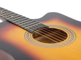 38" Full Size Acoustic Guitar Beginner Wooden Guitar for Adults & Teens V63-953381