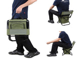 Outdoor three in one leisure camping and fishing chairs Fishing Chair with Cooler Bag Foldable V1370-AZ4-01232