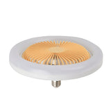 Ceiling Fan Light 30W ABS Housing 9.8in 2 in 1 White E27 LED Mini Lighting Ceiling Fan for Living V1294-YM0703-3114230020911