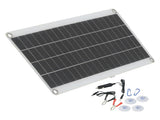 20W Polycrystalline Solar Panel Dual USB Battery Charger Power Supply for Emergency Light Mobile V1294-YM0901-3114210083311