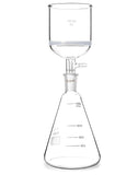 Borosilicate Glass 500ml Buchner Filtering Funnel and 1000 mL Erlenmeyer Flask, with Standard 24/40 V1258-DP02-C-2143