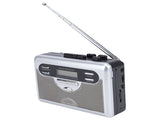 Cassette Player AM FM Radio Retro Cassette Tape Player Recorder with Digital Clock Timer Built in V1294-YM0901-3115250086011
