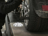 Manual Aluminum Tire Changer with Precision Wheel Centering Cone Tool, Plated Design V1192-AZ-W-28311