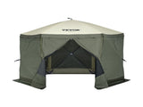 Pop Up Gazebo Tent, Pop-Up Screen Tent 6 Sided Canopy Sun Shelter with 6 Removable Privacy Wind V952-ZPSLTJLS10X1F6ZWMV0