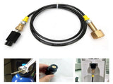 1.7m CGA320 Thread CO2 Soda External Hose Adapter Kit for Kitchen Soda Water Cylinder Bucket V1294-YM0901-3118200067211