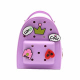 Hollow Silicone Mini Jelly Backpack Lightweight Casual Daily Carry Daypack For Women Outdoor V1366-AZ2-W-21264