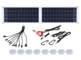 30W Solar Charger Foldable Portable Solar Panel Phone Charger for Outdoor Travel Camping RV V1294-YM0901-3114200084811