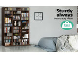 Artiss Bookshelf CD Storage Rack - BERT Walnut CD-SHELF-ES-AB