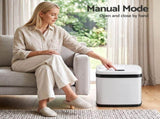 Devanti 15L Motion Sensor Bin Touchless Bins Soft-Close Rubbish Trash Can White SB-E-15L-WH