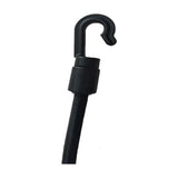 4Sets Nylon Bungee Cord Strap Holder with Deck Mount Connector for Boat Black V1370-AZ4-14941